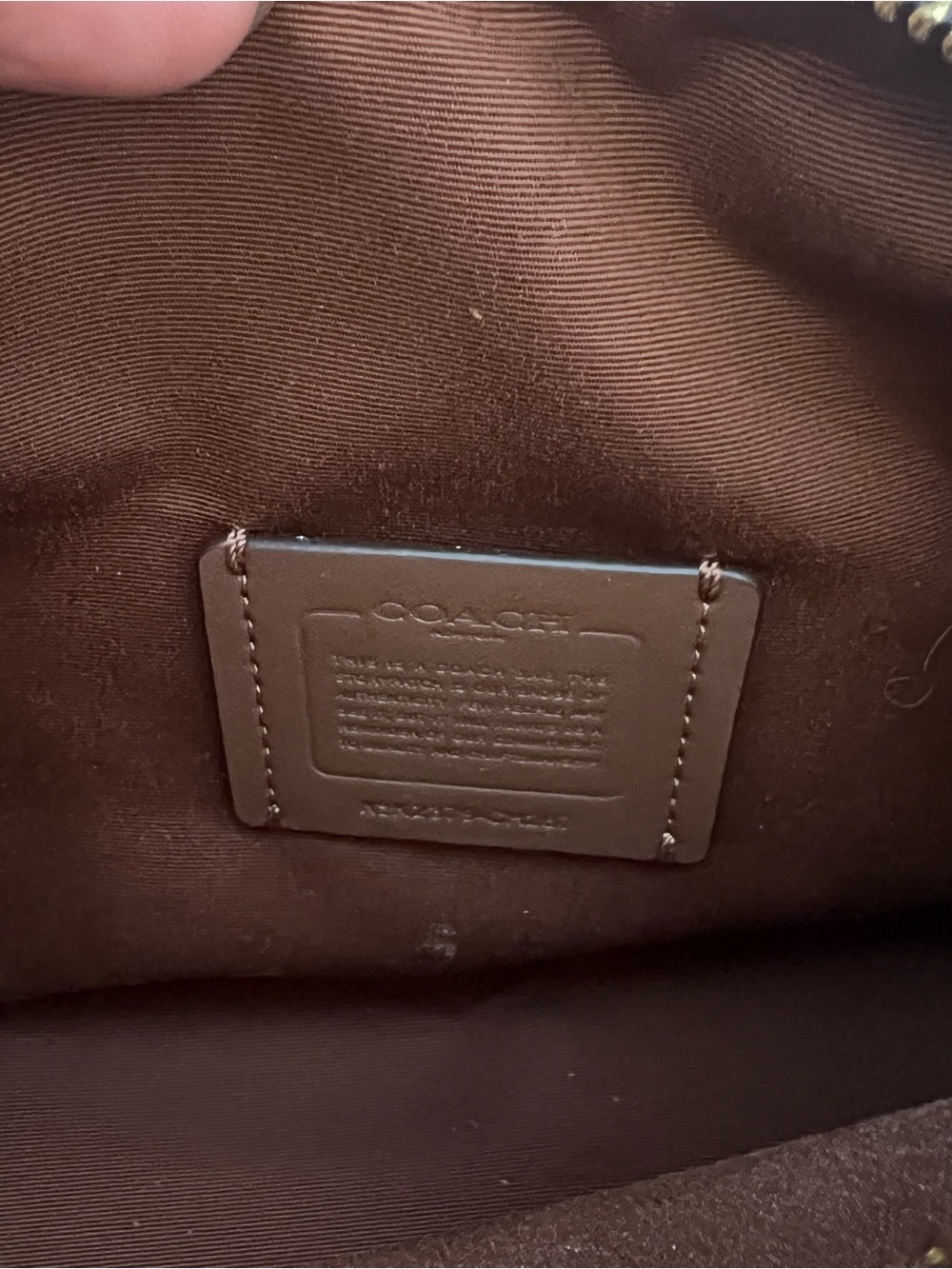 Coach Mini Darcie Caryall in Colorblock Signature Canvas - Picture 8 of 13